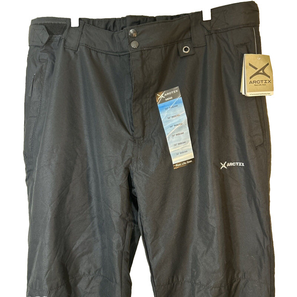 Arctix Men's Essential Snow Pants X-Large/32" Inseam Black - Picture 2 of 10
